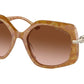 Michael Kors CHEYENNE MK2177 Irregular Sunglasses  39153B-MARIGOLD TORTOISE 56-19-140 - Color Map yellow