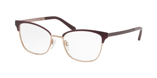 Michael Kors ADRIANNA IV MK3012 Cat Eye Eyeglasses  1108-MATTE CORDOVAN/ROSE GOLD 51-17-135 - Color Map pink