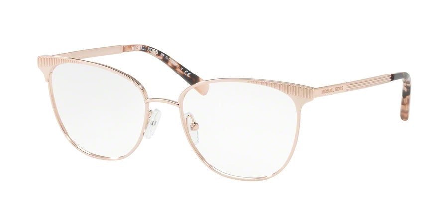 Michael Kors NAO MK3018 Square Eyeglasses  1194-ROSE GOLD 54-17-140 - Color Map pink