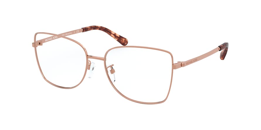 Michael Kors MEMPHIS MK3035 Butterfly Eyeglasses  1108-ROSE GOLD 54-16-140 - Color Map pink