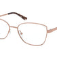Michael Kors ANACAPRI MK3043 Square Eyeglasses  1108-ROSE GOLD 54-17-140 - Color Map pink