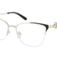 Michael Kors ODESSA MK3044B Square Eyeglasses  1014-LIGHT GOLD/BLACK 53-17-140 - Color Map gold