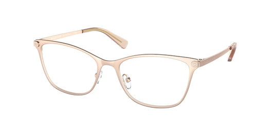 Michael Kors TORONTO MK3050 Rectangle Eyeglasses  1108-SATIN ROSE GOLD 51-17-140 - Color Map pink