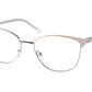 Michael Kors FERNIE MK3053 Cat Eye Eyeglasses  1153-SOFT PINK/SILVER 54-16-140 - Color Map pink