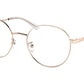 Michael Kors GENOA MK3055 Round Eyeglasses  1108SB-ROSE GOLD 54-20-140 - Color Map pink