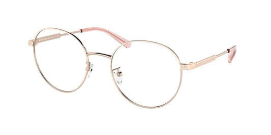 Michael Kors GENOA MK3055 Round Eyeglasses  1108-ROSE GOLD 54-20-140 - Color Map pink