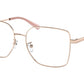 Michael Kors NAXOS MK3056 Square Eyeglasses  1108-ROSE GOLD 55-16-140 - Color Map pink