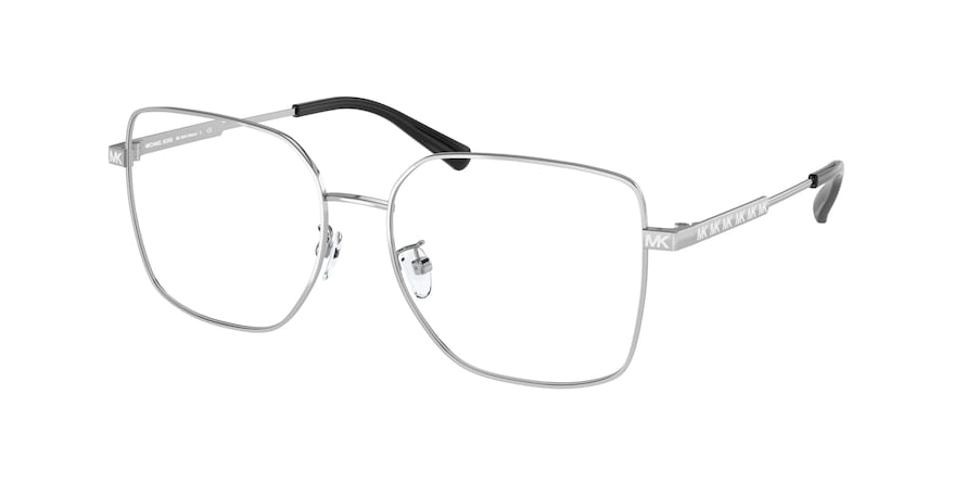 Michael Kors NAXOS MK3056 Square Eyeglasses  1153-SILVER 53-16-140 - Color Map silver