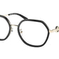 Michael Kors ATITLAN MK3057 Irregular Eyeglasses  1200-BLACK 53-17-140 - Color Map black