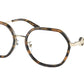 Michael Kors ATITLAN MK3057 Irregular Eyeglasses  1201-DARK TORTOISE 53-17-140 - Color Map havana