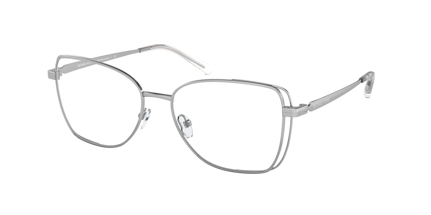 Michael Kors MONTEROSSO MK3059 Square Eyeglasses  1153-SILVER 54-16-140 - Color Map silver