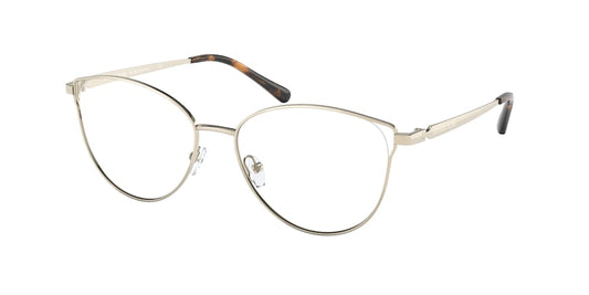Michael Kors SANREMO MK3060 Cat Eye Eyeglasses  1014-LIGHT GOLD 54-16-140 - Color Map gold