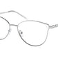 Michael Kors SANREMO MK3060 Cat Eye Eyeglasses  1153-SILVER 54-16-140 - Color Map silver