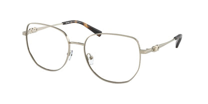 Michael Kors BELLEVILLE MK3062 Square Eyeglasses  1014-LIGHT GOLD 56-17-140 - Color Map gold