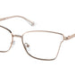 Michael Kors RADDA MK3063 Rectangle Eyeglasses  1108-ROSE GOLD 55-15-140 - Color Map pink
