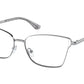 Michael Kors RADDA MK3063 Rectangle Eyeglasses  1153-SILVER 55-15-140 - Color Map silver