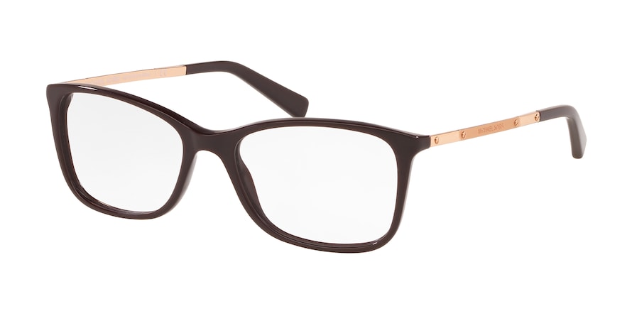 Michael Kors ANTIBES MK4016 Rectangle Eyeglasses  3588-CORDOVAN 53-17-140 - Color Map purple/reddish