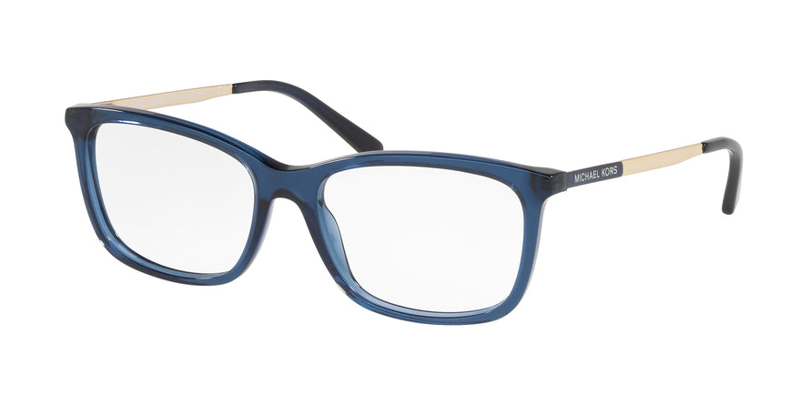 Michael Kors VIVIANNA II MK4030 Rectangle Eyeglasses  3489-NAVY 52-16-135 - Color Map blue
