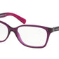 Michael Kors INDIA MK4039 Rectangle Eyeglasses  3222-TRANSPARENT PURPLE 54-15-135 - Color Map violet