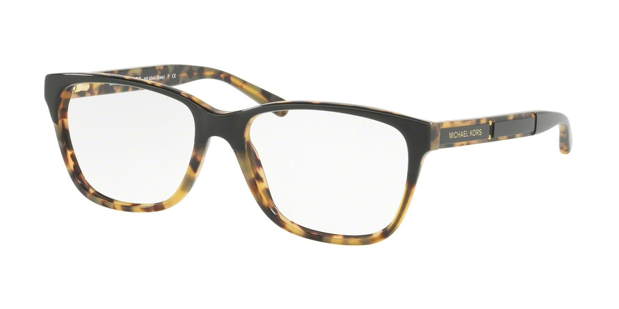 Michael Kors BREE MK4044 Square Eyeglasses  3255-BLACK/TORTOISE 54-16-135 - Color Map black