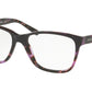 Michael Kors BREE MK4044 Square Eyeglasses  3256-PURPLE/PURPLE TORTOISE 54-16-135 - Color Map havana