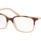 Michael Kors BLY MK4047 Rectangle Eyeglasses  3277-PINK TORTOISE/MILKY PINK 51-17-135 - Color Map pink