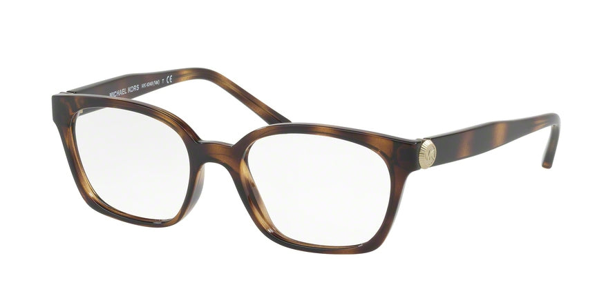 Michael Kors VAL MK4049 Cat Eye Eyeglasses  3285-DARK TORTOISE 50-17-135 - Color Map havana