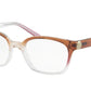 Michael Kors VAL MK4049 Cat Eye Eyeglasses  3286-BROWN/PINK/CRYSTAL 50-17-135 - Color Map brown