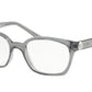 Michael Kors VAL MK4049 Cat Eye Eyeglasses  3299-GREY TRANSPARENT 52-17-135 - Color Map grey