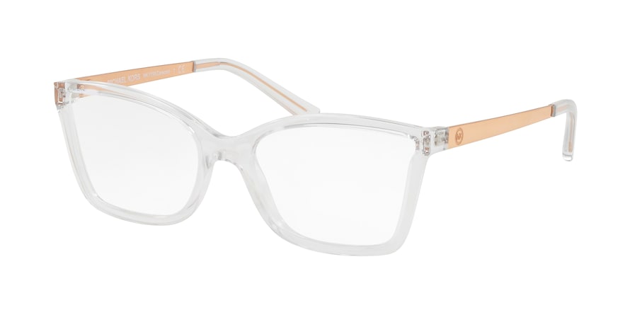 Michael Kors CARACAS MK4058 Rectangle Eyeglasses  3050-CLEAR 54-17-135 - Color Map clear