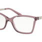 Michael Kors CARACAS MK4058 Rectangle Eyeglasses  3502-BURGUNDY CRYSTAL 54-17-135 - Color Map pink