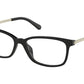 Michael Kors TELLURIDE MK4060U Rectangle Eyeglasses  3332-BLACK 54-15-140 - Color Map black