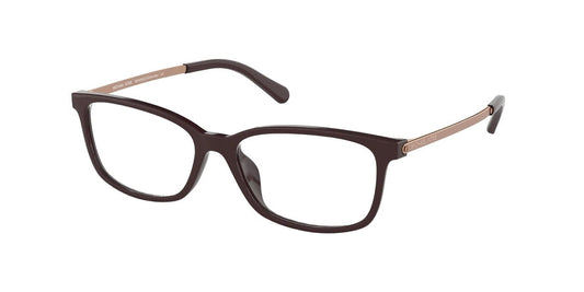 Michael Kors TELLURIDE MK4060U Rectangle Eyeglasses  3344-CORDOVAN 54-15-140 - Color Map purple/reddish