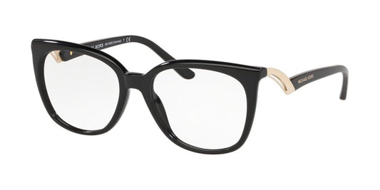 Michael Kors CANNES MK4062 Square Eyeglasses  3005-BLACK 52-17-140 - Color Map black