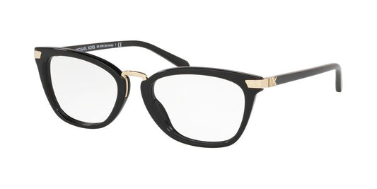 Michael Kors ISLA VERDE MK4066 Pillow Eyeglasses  3005-BLACK 50-18-140 - Color Map black