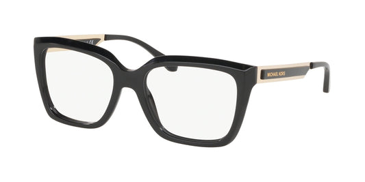 Michael Kors ACAPULCO MK4068 Square Eyeglasses  3005-BLACK 53-17-140 - Color Map black