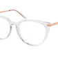 Michael Kors QUINTANA MK4074 Square Eyeglasses  3050-CLEAR 51-16-140 - Color Map clear