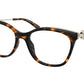 Michael Kors ROME MK4076U Square Eyeglasses  3006-DARK TORTOISE 54-17-140 - Color Map havana