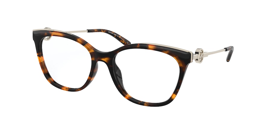 Michael Kors ROME MK4076U Square Eyeglasses  3006-DARK TORTOISE 54-17-140 - Color Map havana