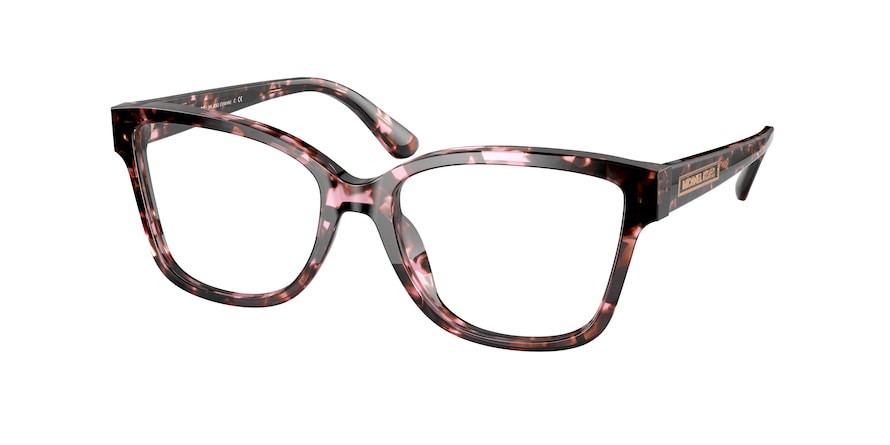 Michael Kors ORLANDO MK4082 Square Eyeglasses  3099-PINK TORTOISE 54-17-140 - Color Map pink