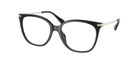 Michael Kors BUDAPEST MK4084U Square Eyeglasses  3005-BLACK 54-16-140 - Color Map black