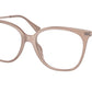 Michael Kors BUDAPEST MK4084U Square Eyeglasses  3900-BLUSH CAMEL PEARLIZED 54-16-140 - Color Map bronze/copper