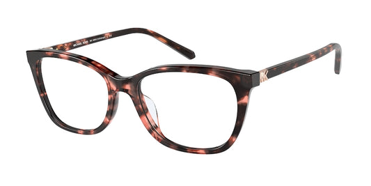 Michael Kors EDINBURGH MK4085U Rectangle Eyeglasses  3009-BIO PINK TORTOISE 54-17-140 - Color Map pink