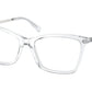 Michael Kors CARACAS BRIGHT MK4087B Rectangle Eyeglasses  3015-CLEAR 53-16-140 - Color Map clear