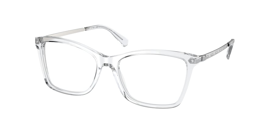 Michael Kors CARACAS BRIGHT MK4087B Rectangle Eyeglasses  3015-CLEAR 53-16-140 - Color Map clear