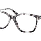 Michael Kors SITKA MK4088 Square Eyeglasses  3707-GREY TORTOISE 53-16-140 - Color Map grey