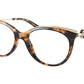 Michael Kors AJACCIO MK4089U Round Eyeglasses  3006-DARK TORTOISE 53-17-140 - Color Map havana