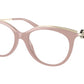 Michael Kors AJACCIO MK4089U Round Eyeglasses  3111-SOLID DUSTY ROSE 53-17-140 - Color Map pink