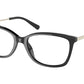 Michael Kors PAMPLONA MK4092F Rectangle Eyeglasses  3005-BLACK 54-17-145 - Color Map black