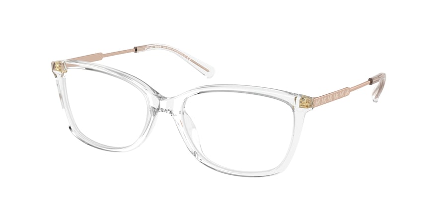 Michael Kors PAMPLONA MK4092 Rectangle Eyeglasses  3015-CLEAR 54-17-140 - Color Map clear